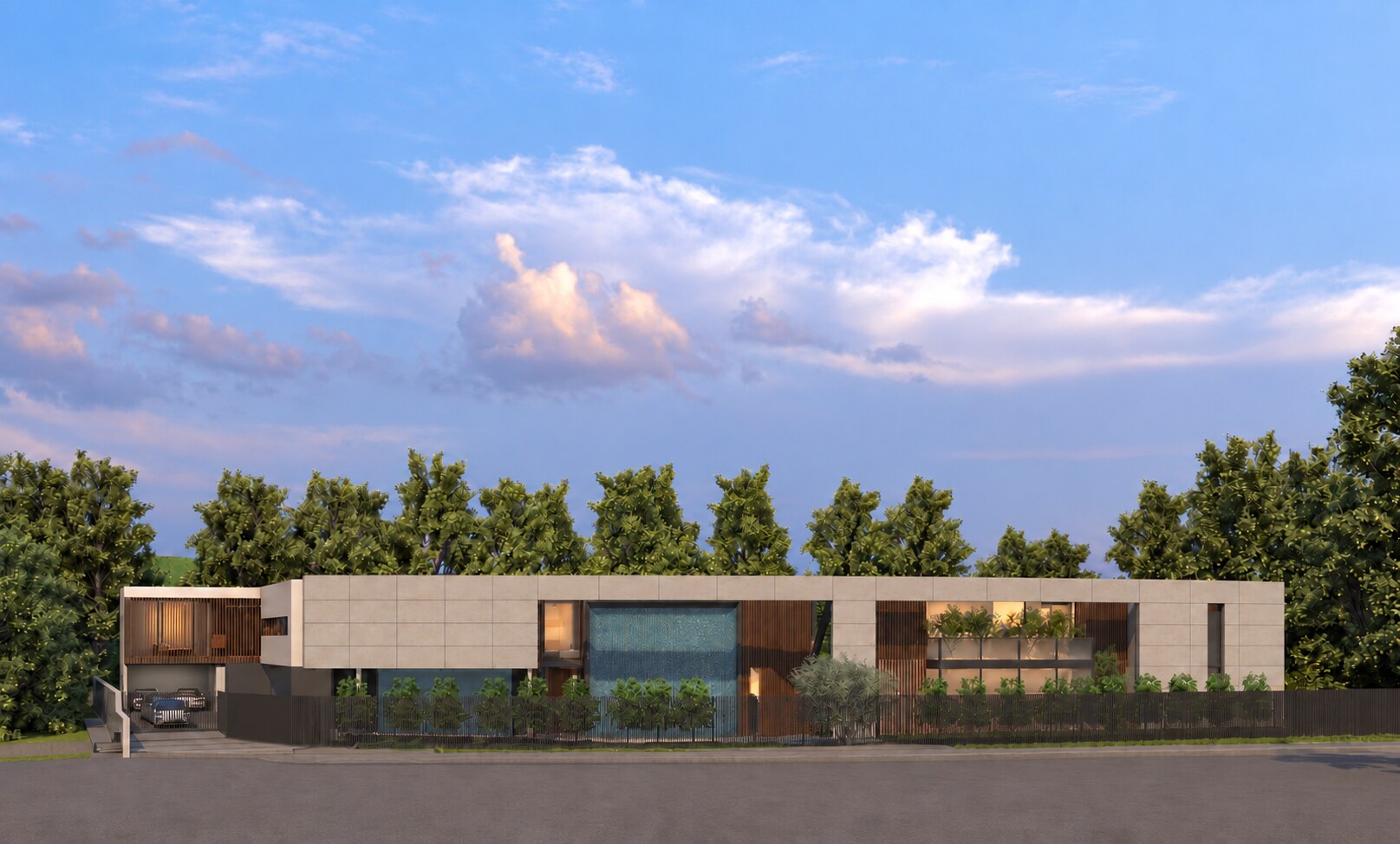 Front view of 1012 North Beverly Drive
