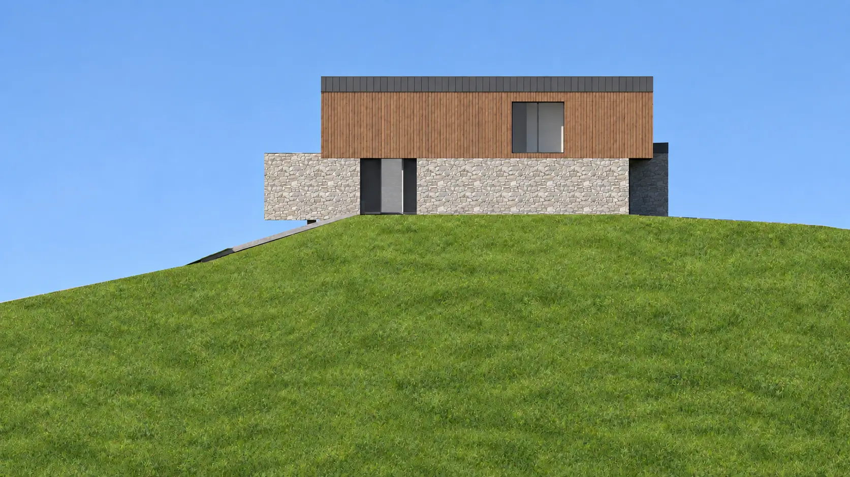 Opposite side elevation of 115 Bacon