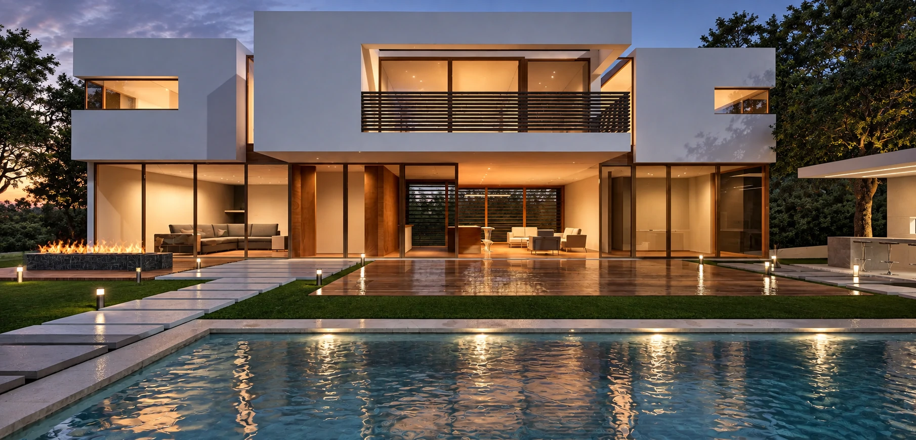 11919 Brentwood Grove residence and garden