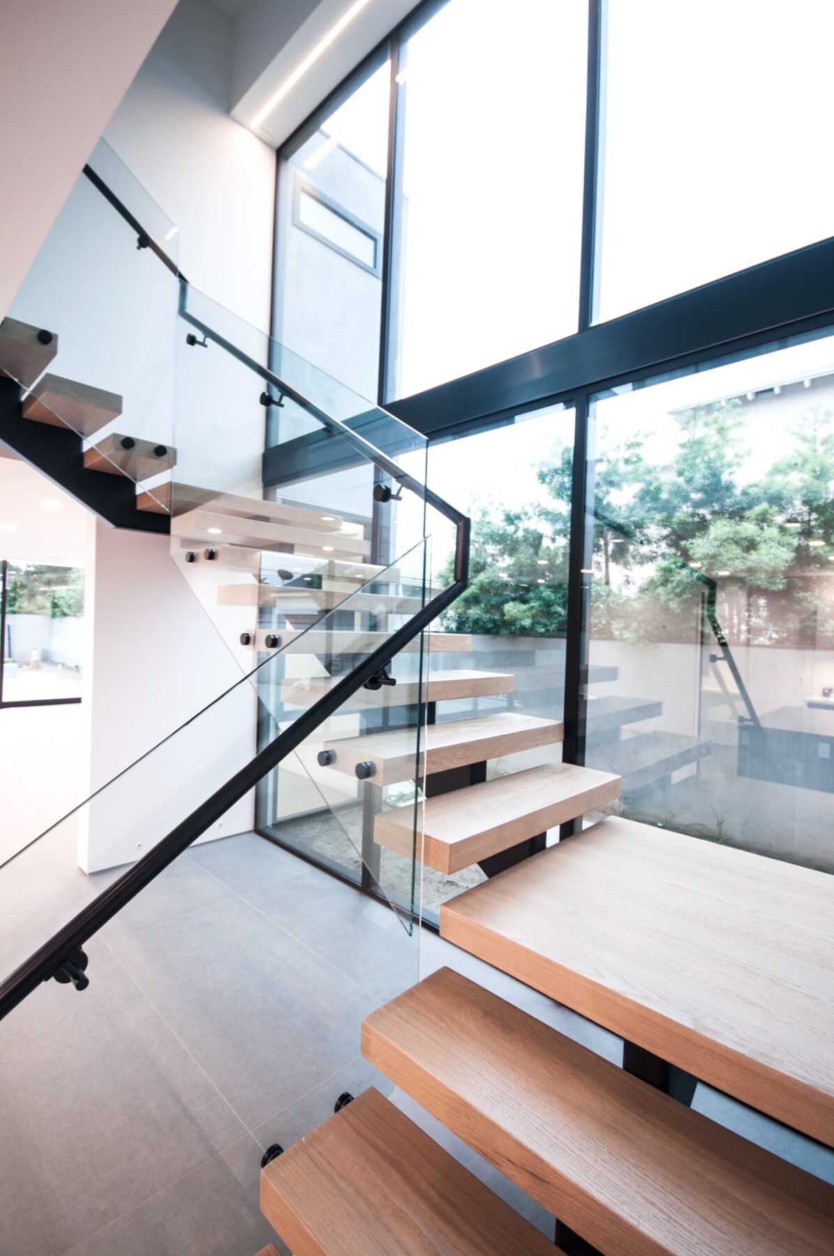 Built interior stair