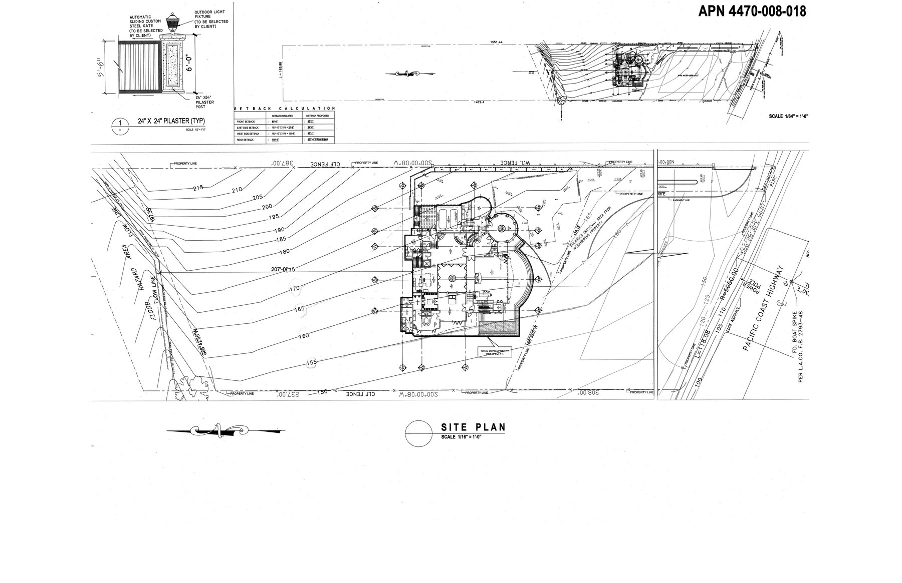 Existing site plan