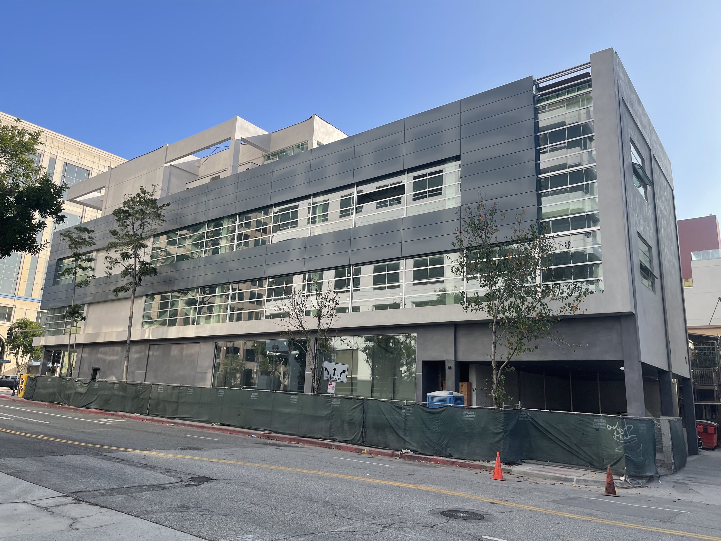 431 N. Brand Boulevard during its architectural transformation