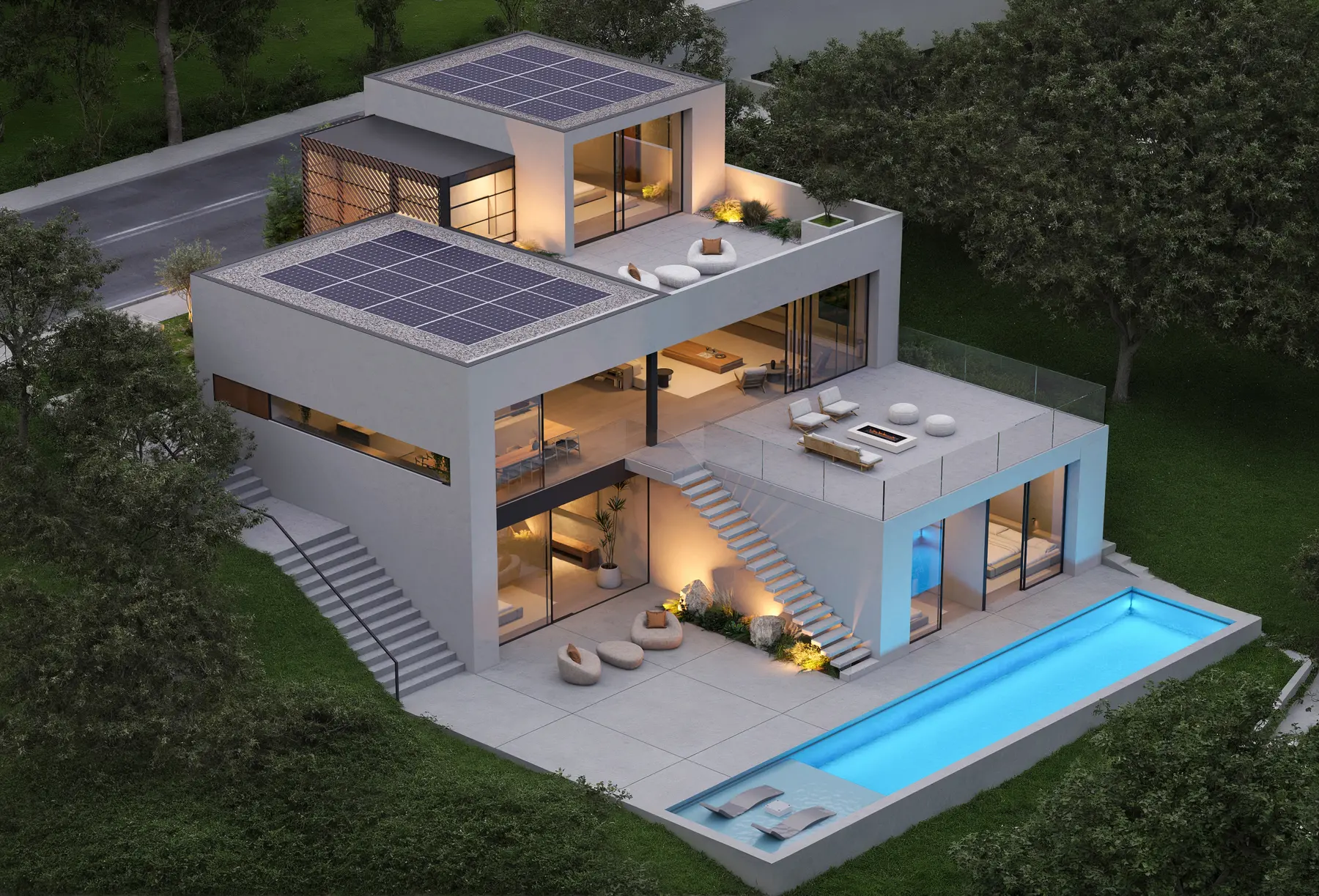 858 Oreo Place fire-rebuild residence in Pacific Palisades