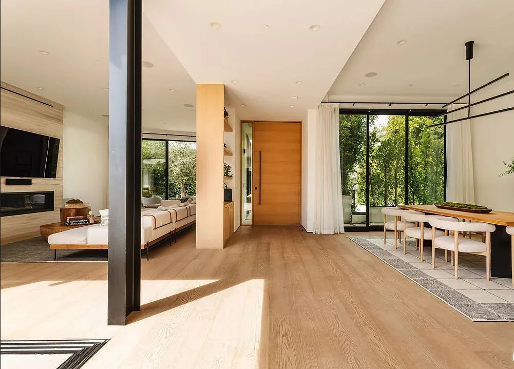 Living and dining at the completed 116 Gretna Green residence