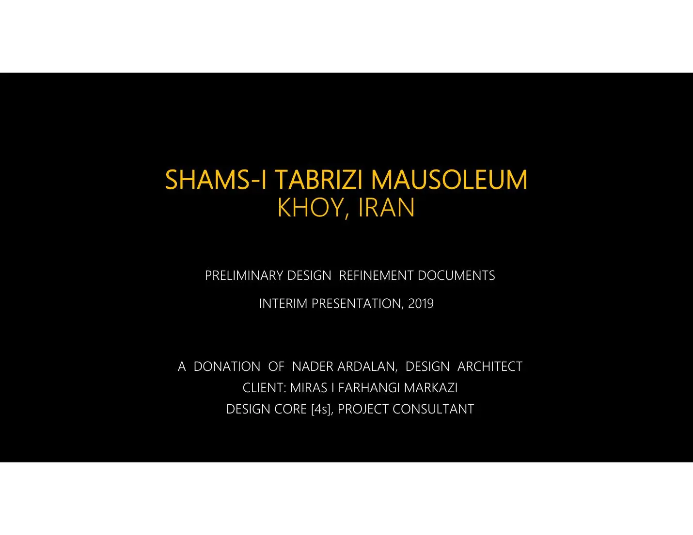 SIAP Space Movement Order and Light presentation