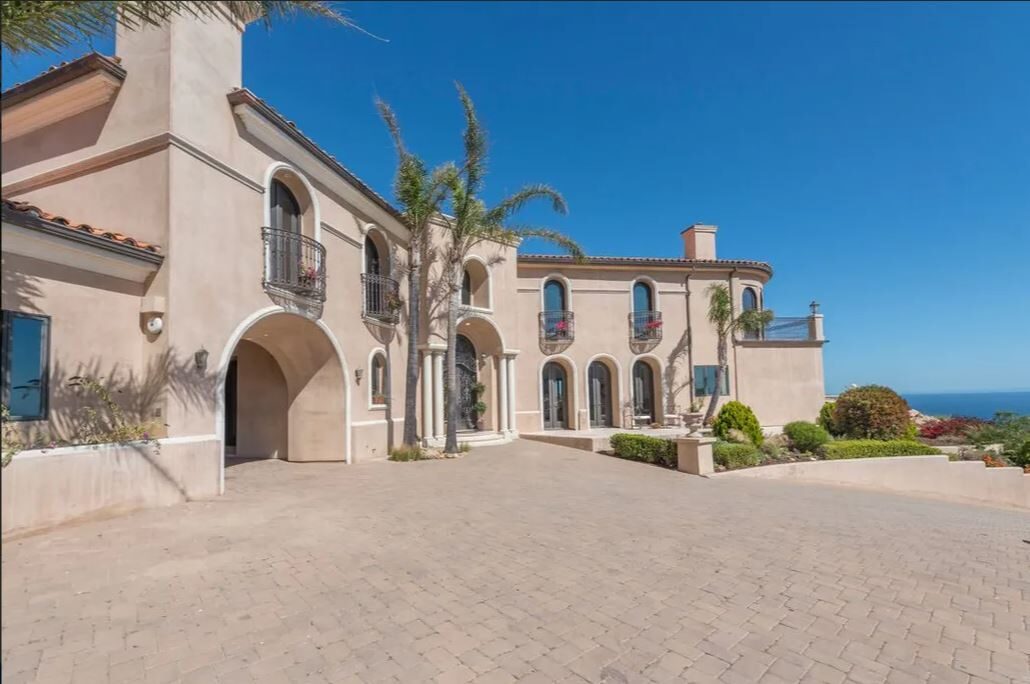 Former Trancas residence before the Malibu fire