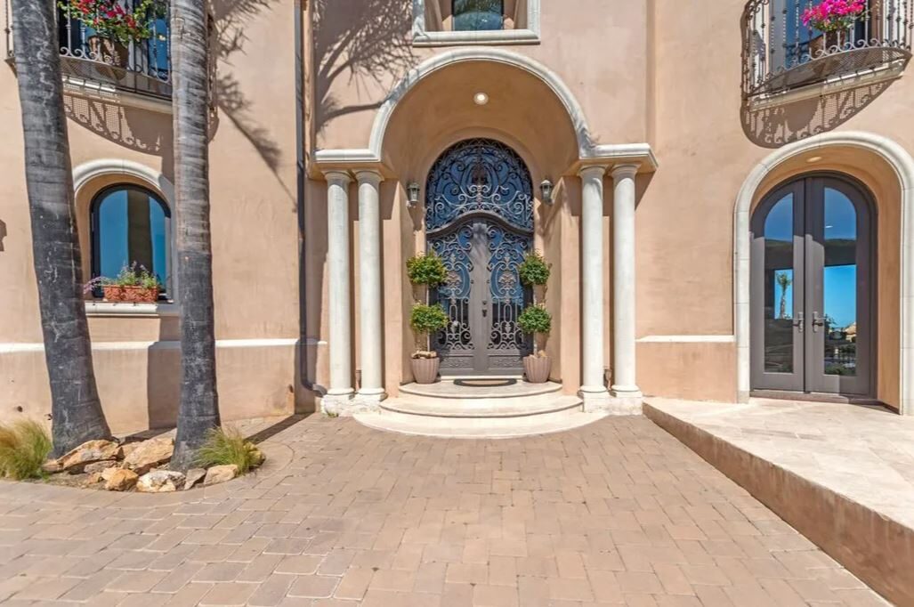 Entry of the former residence
