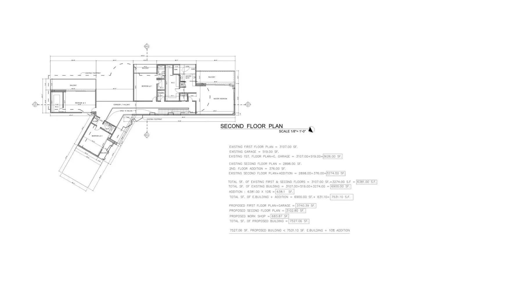 Trancas plan and site study