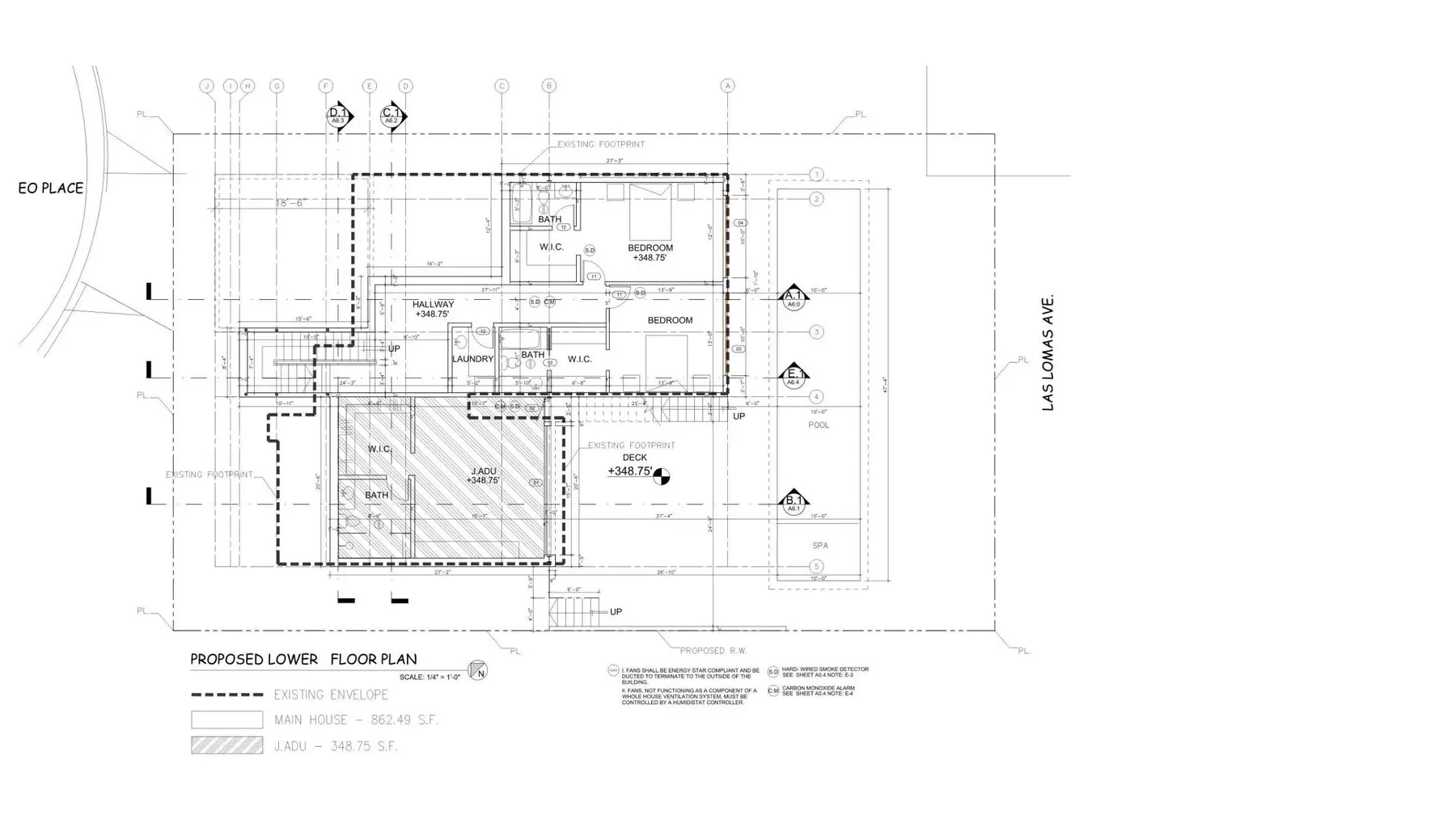 Oreo Place lower-level plan
