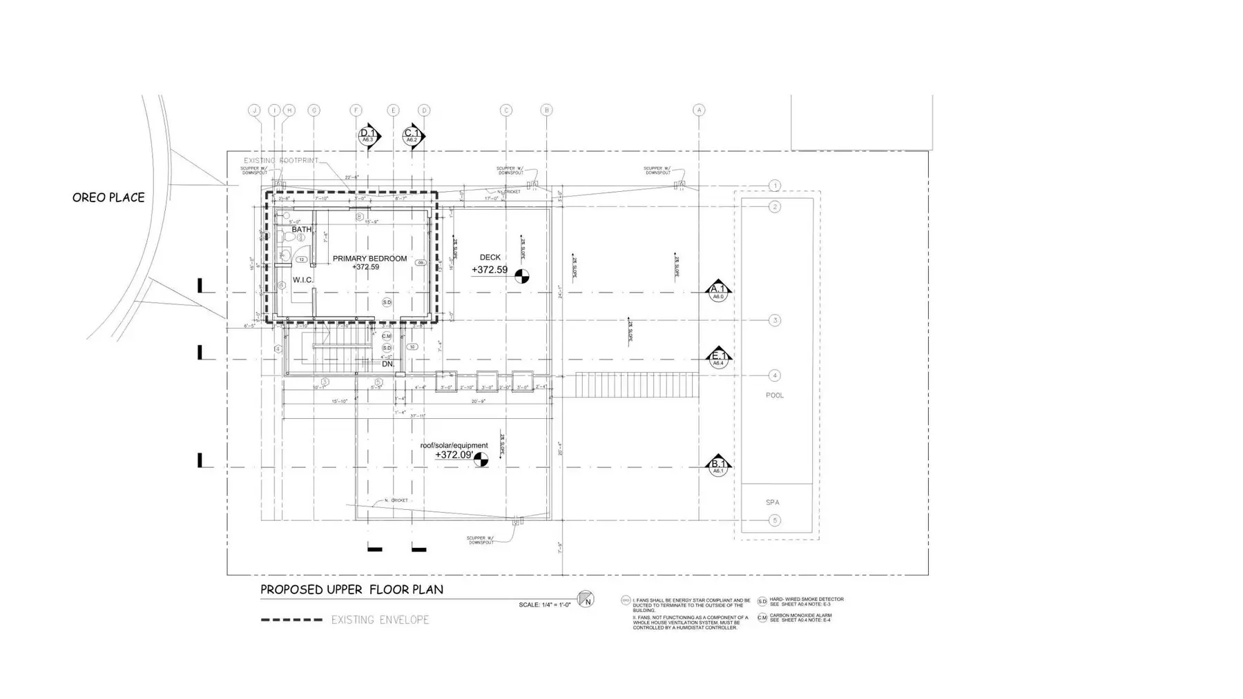 Oreo Place upper-level plan