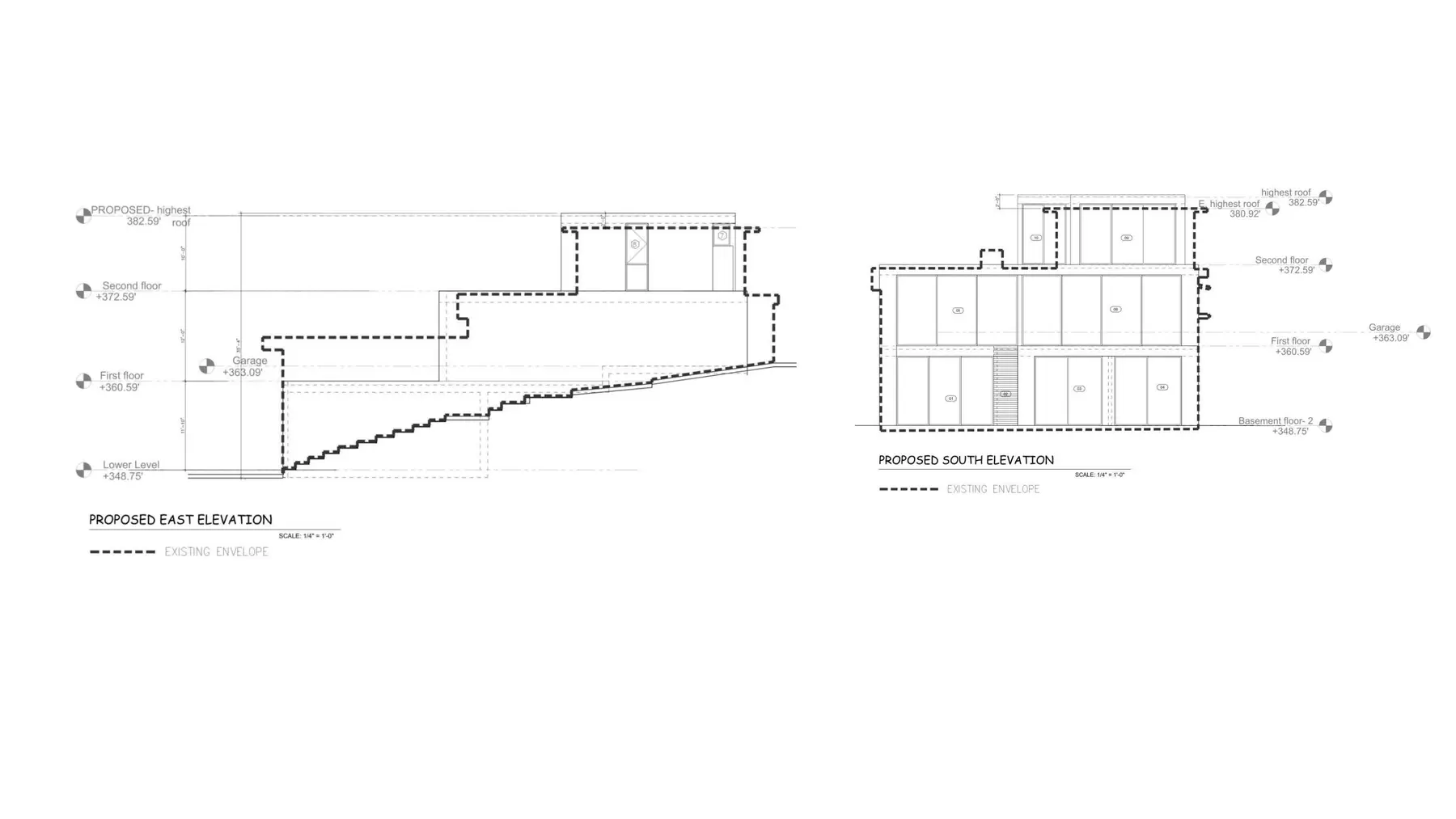 Oreo Place elevations and section